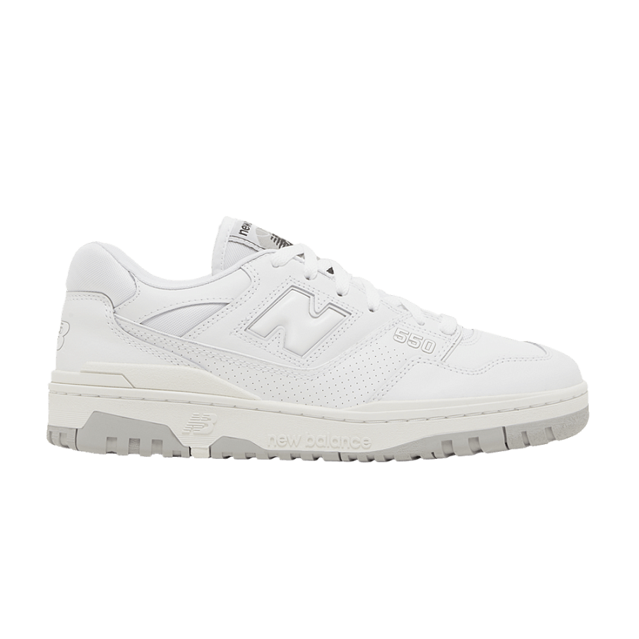 Фото № 1 с приближением к товару «‎New Balance 550 2E Wide White Grey»
