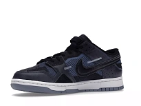 Фото № 2 с приближением к товару «‎Nike Dunk Low Scrap Black Navy»