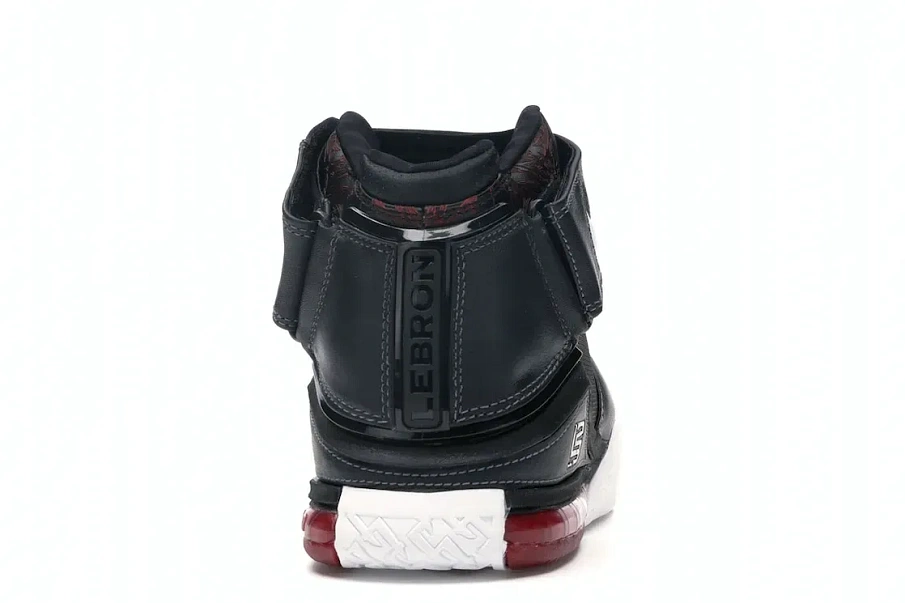 Фото № 4 с приближением к товару «‎Nike LeBron Zoom 2 Black Crimson»