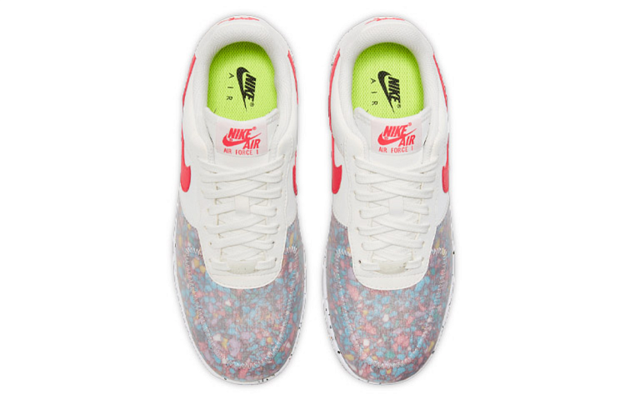 Фото № 4 с приближением к товару «‎Nike Air Force 1 Crater "Siren Red" Wmns WhiteGreyRed»