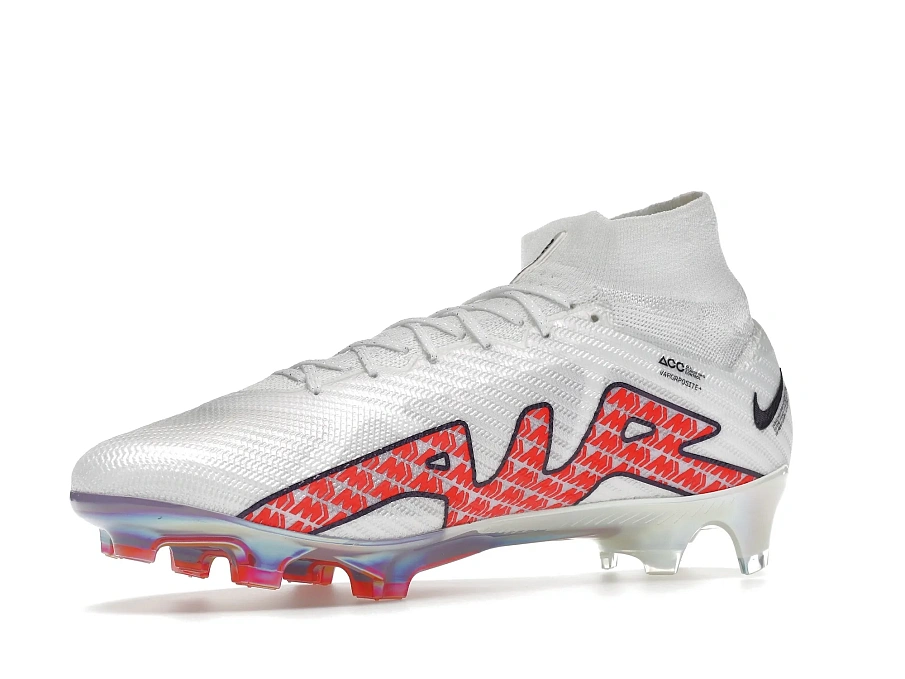 Фото № 2 с приближением к товару «‎Nike Zoom Mercurial Superfly 9 Elite FG White Bright Crimson»