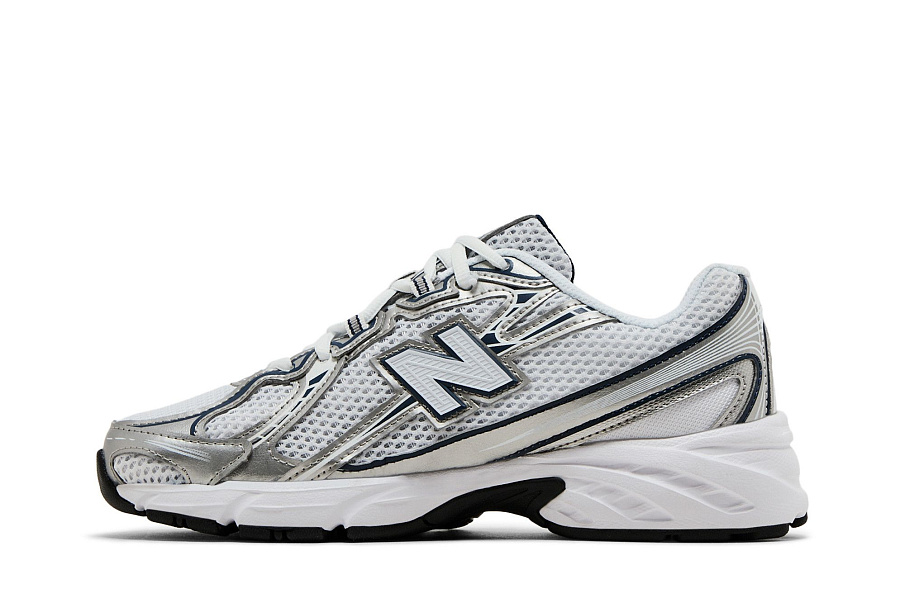 Фото № 4 с приближением к товару «‎New Balance 740 Big Kid Navy White»