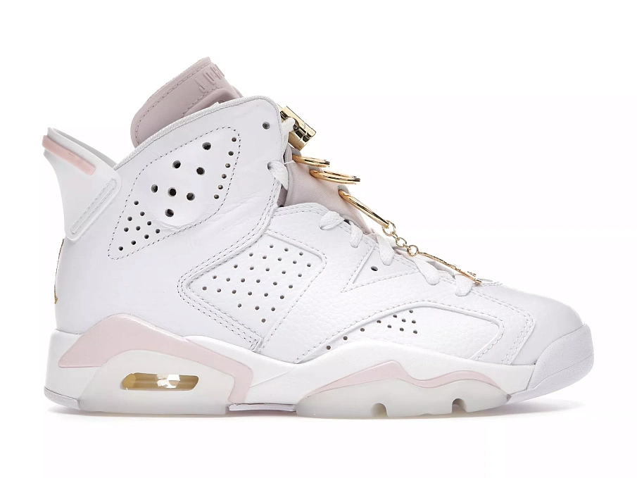 Фото № 1 с приближением к товару «‎Jordan 6 Retro Gold Hoops »