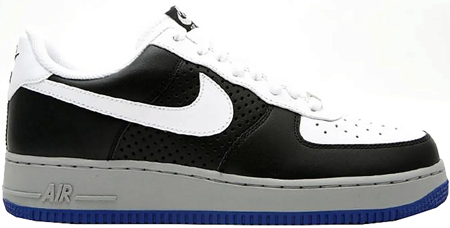 Фото № 1 с приближением к товару «‎Nike Air Force 1 Low White Black Grey Royal (2008)»