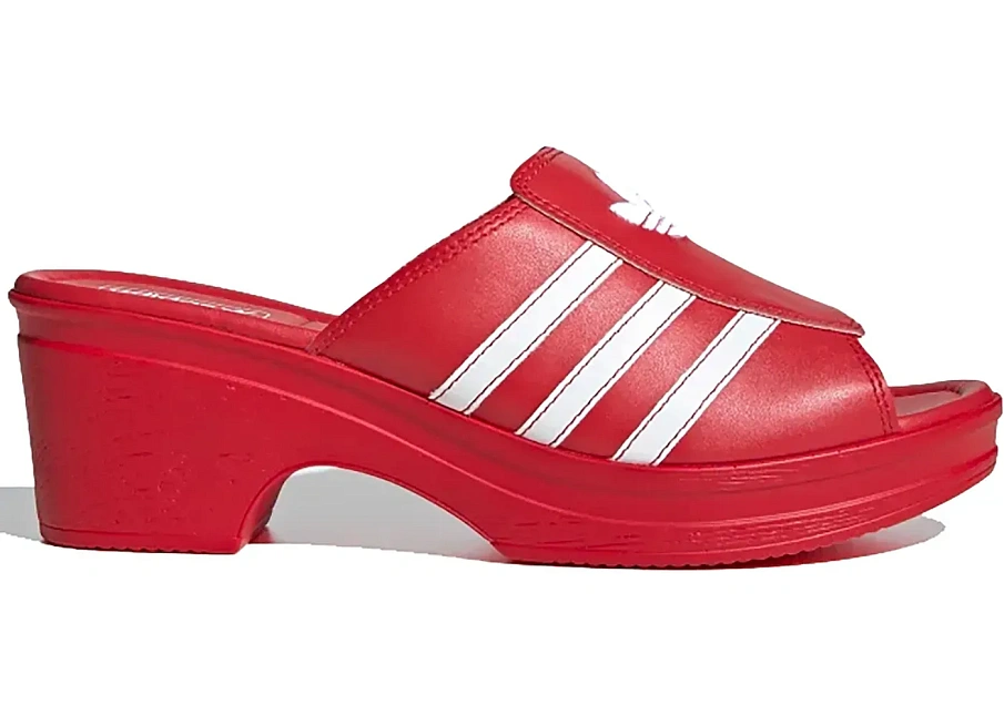 Фото № 1 с приближением к товару «‎adidas Trefoil Mules Lotta Volkova Red »
