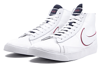 Фото № 3 с приближением к товару «‎Nike Blazer Mid White Blackened Blue Red Crush (W)»
