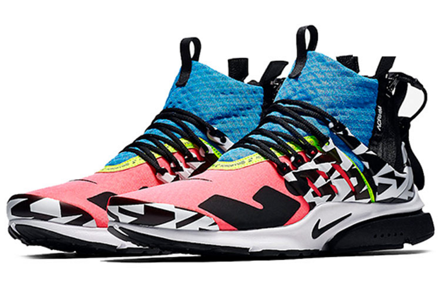 Фото № 3 с приближением к товару «‎Acronym x Nike Air Presto Mid Sports Casual Shoes Cotton Candy»