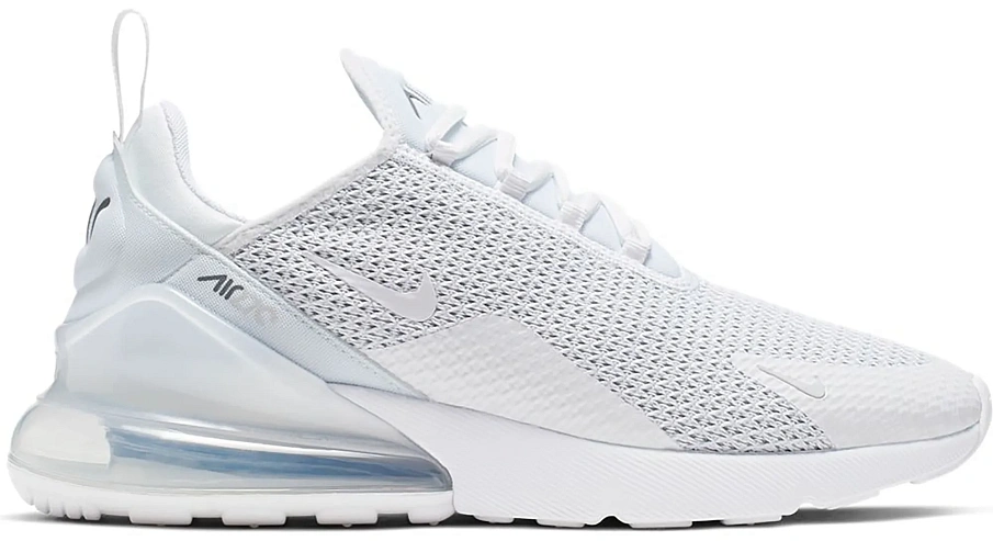 Фото № 1 с приближением к товару «‎Nike Air Max 270 White Pure Platinum»