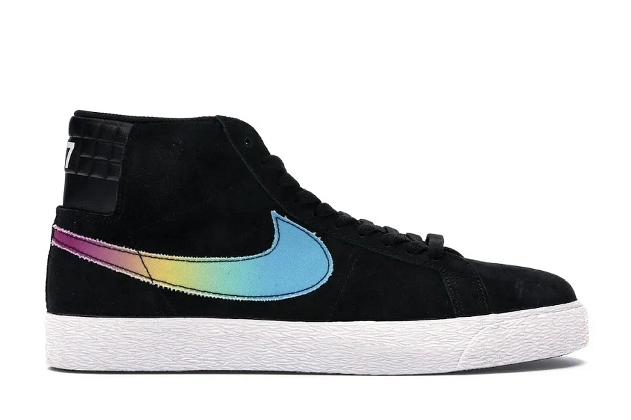 Фото № 1 с приближением к товару «‎Nike SB Blazer Zoom Mid Lance Mountain 70s Black»