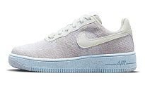Фото № 1 с приближением к товару «‎Nike Air Force 1 Crater Flyknit (GS) BeigeWhiteBlue»