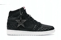 Фото № 1 с приближением к товару «‎Jordan 1 Retro High Charlotte Hornets Foundation Black»