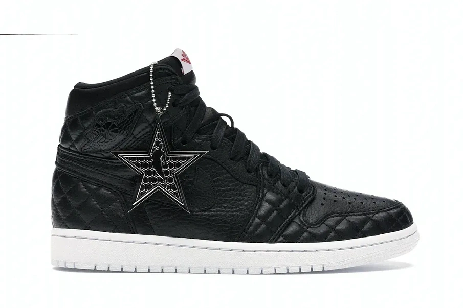 Фото № 1 с приближением к товару «‎Jordan 1 Retro High Charlotte Hornets Foundation Black»