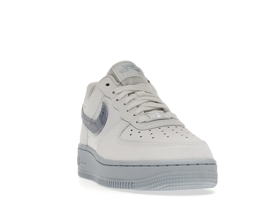 Фото № 4 с приближением к товару «‎Nike Air Force 1 Low White Hydrogen Blue »