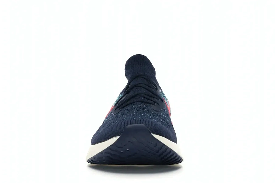 Фото № 2 с приближением к товару «‎Nike Epic React Flyknit College Navy Hyper Jade»