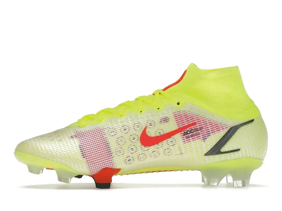 Фото № 3 с приближением к товару «‎Nike Mercurial Superfly 8 Elite FG Volt Black Bright Crimson»