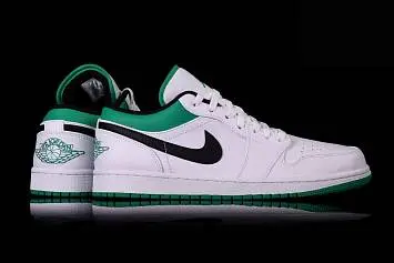 Air Jordan 1 Low WhiteGreen - 4