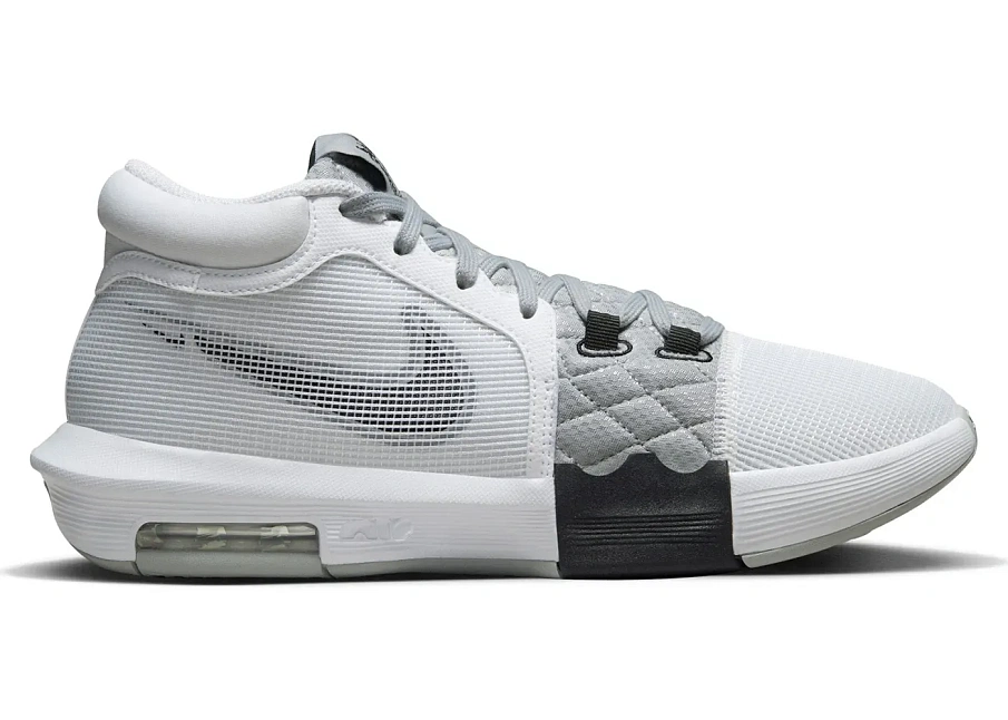 Фото № 1 с приближением к товару «‎Nike LeBron Witness 8 White Light Smoke Grey»