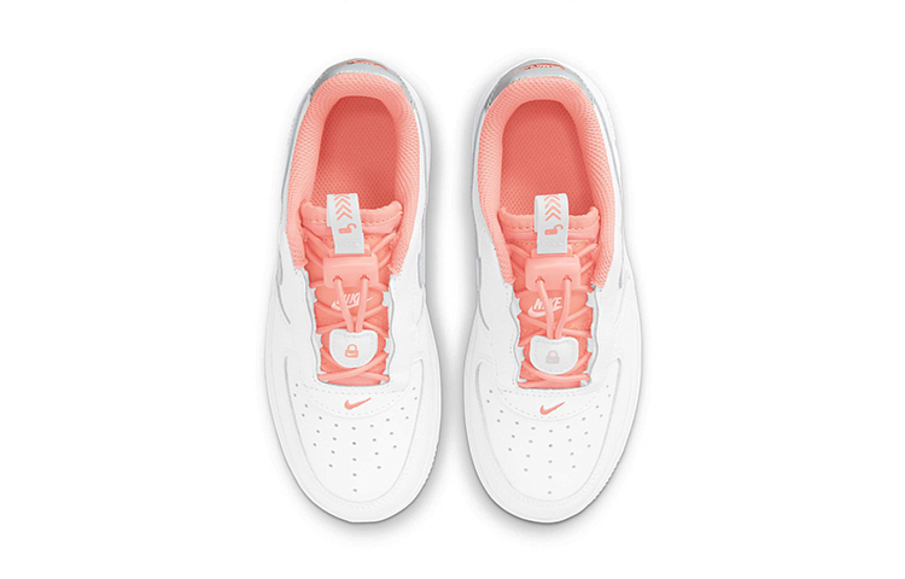 Фото № 4 с приближением к товару «‎Nike Force 1 Toggle PS 'White Crimson Bliss'»