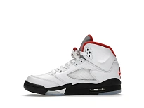 Фото № 3 с приближением к товару «‎Jordan 5 Retro Fire Red Silver Tongue (2020) »