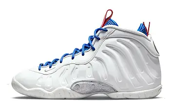 Nike Little Posite One "Space" (GS) Sneakers WhiteBlueRed - 1