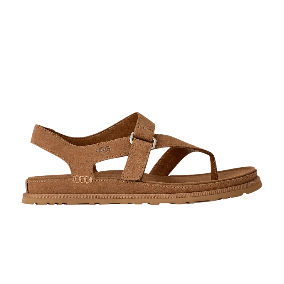 Фото № 1 с приближением к товару «‎UGG Women's GoldenGaze Toe Post Chestnut»