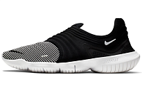 Фото № 1 с приближением к товару «‎Nike Free Rn Flyknit 3.0 White Black»