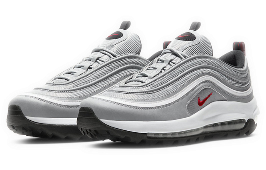 Фото № 3 с приближением к товару «‎Nike Air Max 97 Golf Golf Shoes Silver Bullet»