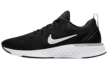 Nike Odyssey React Running Shoes Black White Wolf Grey - 1