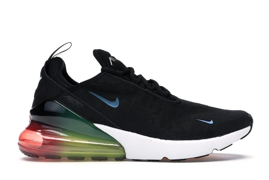 Фото № 1 с приближением к товару «‎Nike Air Max 270 Black Laser Orange Ember Glow»