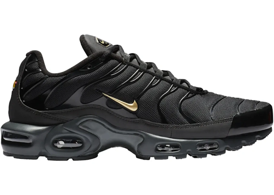 Фото № 1 с приближением к товару «‎Nike Air Max Plus Black Gold»