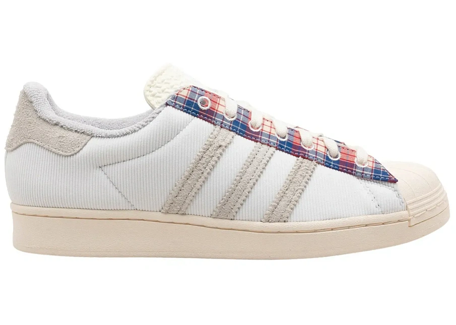 Фото № 1 с приближением к товару «‎adidas Superstar Plaid Beige»