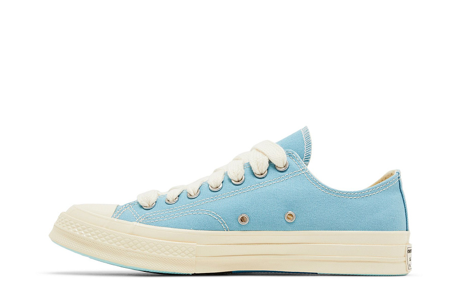 Фото № 4 с приближением к товару «‎Golf Le Fleur x Converse Chuck 70 Low Darryl Pack - Milky Blue»