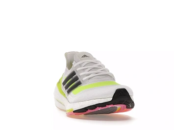 adidas Ultra Boost 21 White Solar Yellow - 4