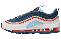 Фото № 1 с приближением к товару «‎Nike Air Max 97 Gs 'Swoosh Chain' WhiteBlueOrange»