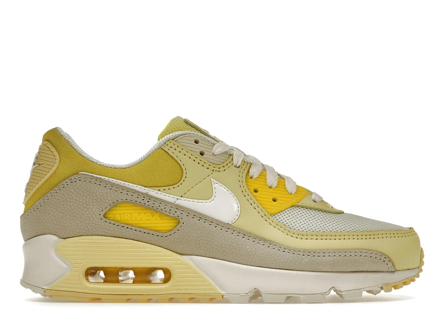 Фото № 1 с приближением к товару «‎Nike Air Max 90 Recraft Lemon »