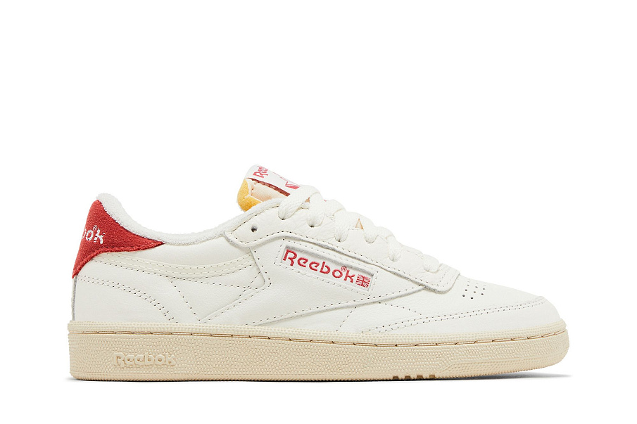 Фото № 2 с приближением к товару «‎Reebok Women's Club C 85 Vintage Chalk Red»