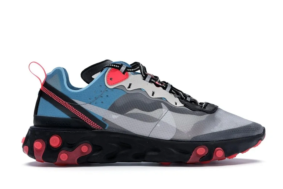 Фото № 1 с приближением к товару «‎Nike React Element 87 Blue Chill Solar Red»