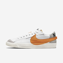 Фото № 5 с приближением к товару «‎Nike Blazer Low Jumbo Skate shoes WhiteOrange»