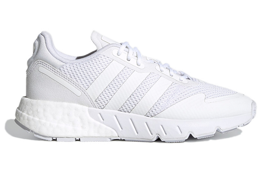 Фото № 2 с приближением к товару «‎adidas originals ZX 1K Boost J 'Triple White'»
