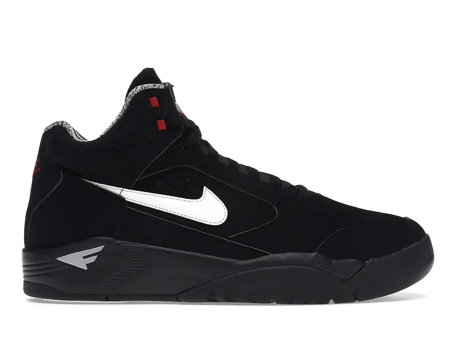 Фото № 1 с приближением к товару «‎Nike Air Flight Lite II Mid Black White Varsity Red»
