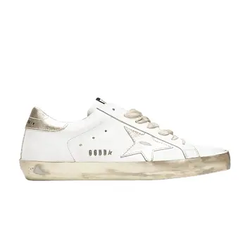 Golden Goose Superstar White Gold - 1