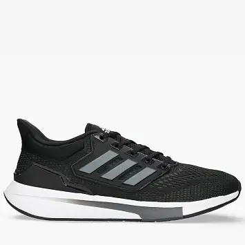 adidas EQ21 Run 'Black Iron Metallic' Black - 1