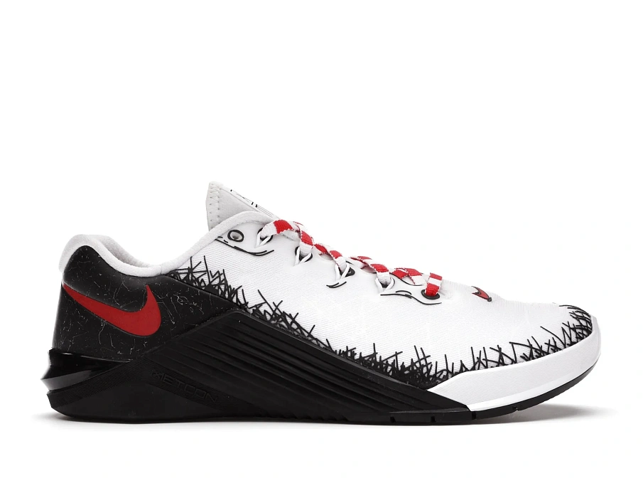 Фото № 1 с приближением к товару «‎Nike Metcon 5 Amp White Red Black »