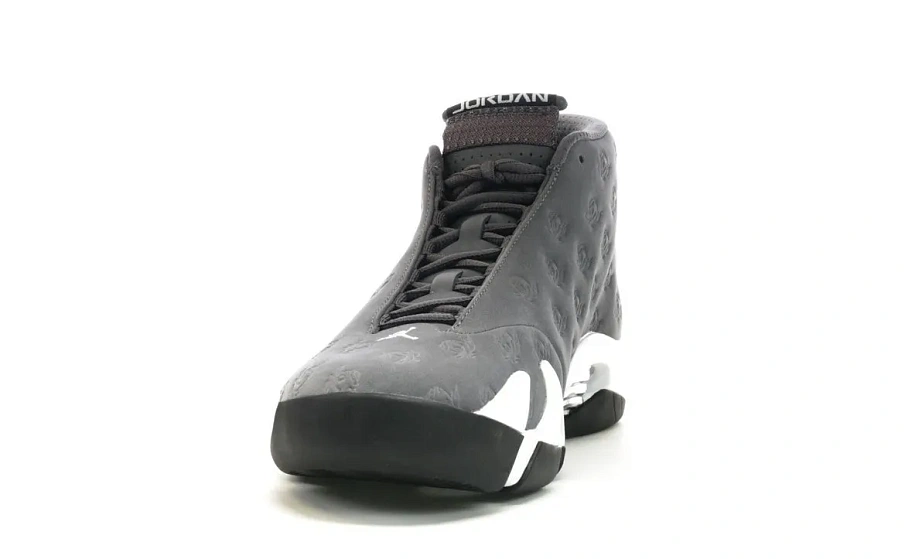 Фото № 3 с приближением к товару «‎Jordan 14 Retro Oregon Ducks PE Grey»