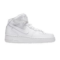 Фото № 1 с приближением к товару «‎Nike Women's Air Force 1 07 Mid Triple White»