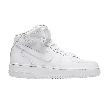 Nike Women's Air Force 1 07 Mid Triple White