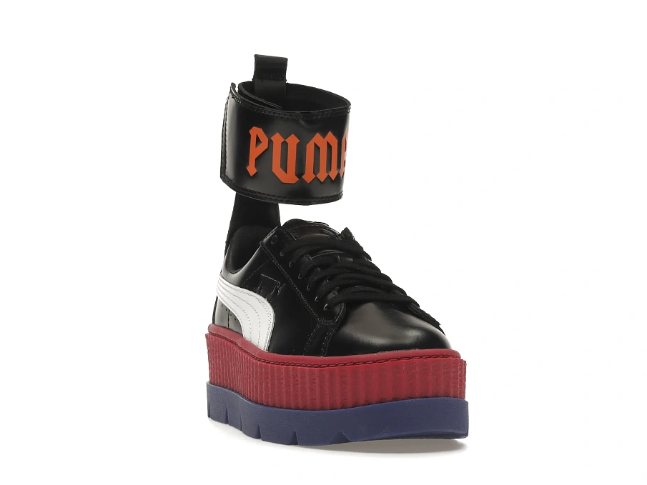 Фото № 2 с приближением к товару «‎Puma Ankle Strap Rihanna Fenty Black »