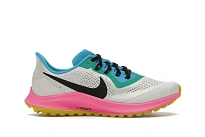 Фото № 1 с приближением к товару «‎Nike Air Zoom Pegasus 36 Trail Light Orewood Brown Pink Blast Blue Lagoon »