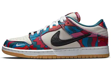 Nike Parra x Dunk Low Pro QS SB Skate shoes Abstract Art - 1