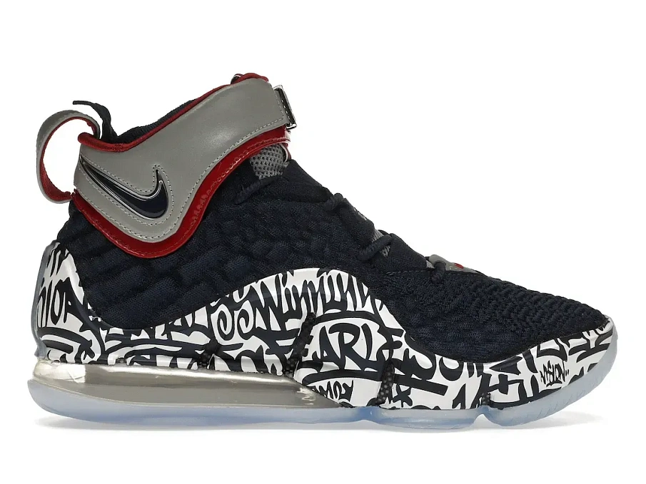 Фото № 1 с приближением к товару «‎Nike LeBron 17 Graffiti Remix»